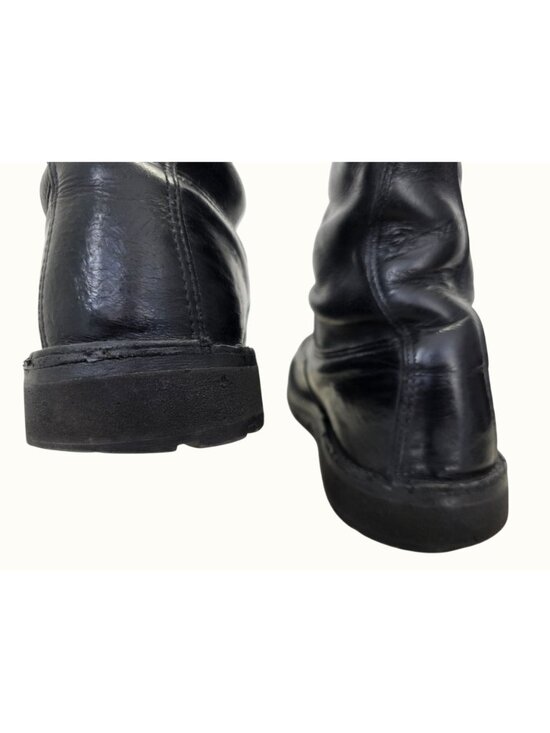 Danner Mens 13 D Black Leather Lace Up Boots Vibram Sole Recrafted Portland USA main image 9